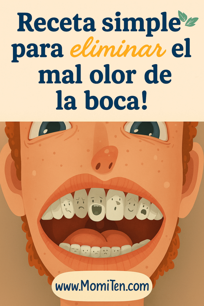 Receta casera para eliminar el mal aliento rápido